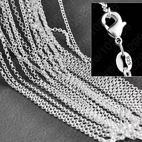 Hello Kitty Sterling Silver Full Body Figure Charm Pendant Necklace - Picture 7 of 7